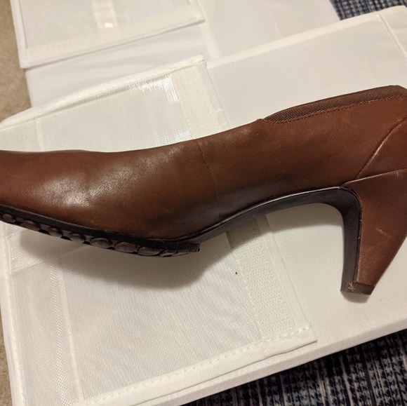 Vintage brown platform heels 8 - Picture 11 of 11